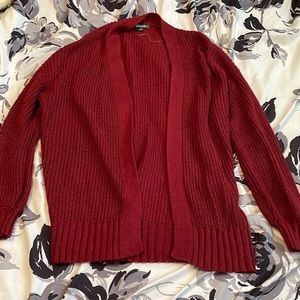 From target, wild fable brand, dark red cardigan